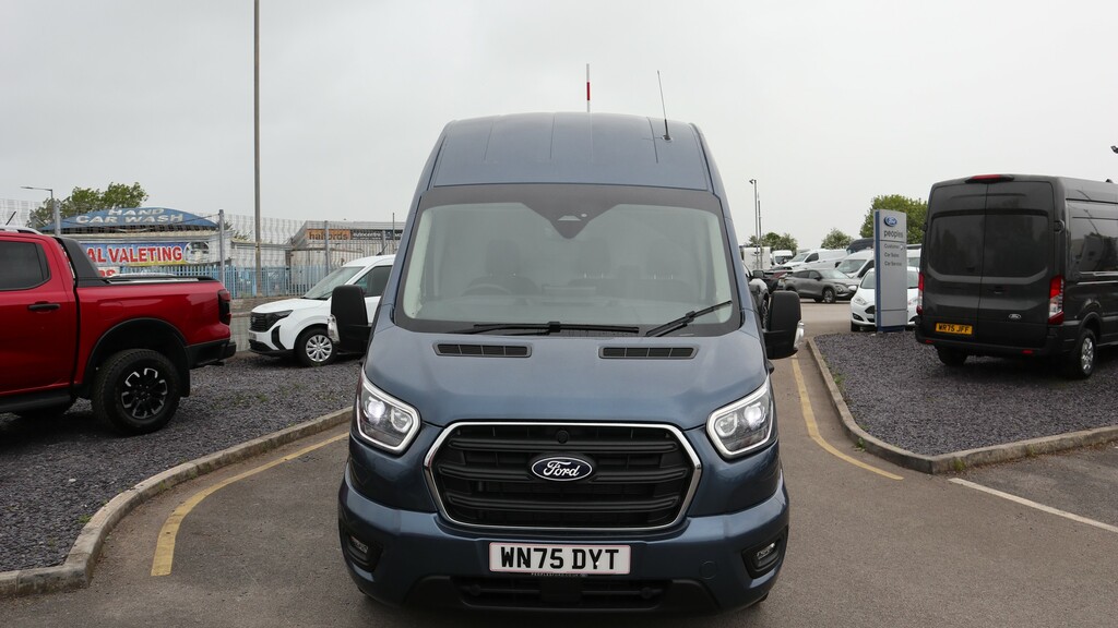 Ford Transit Custom 350 L3 Lwb H3 High Roof Limited Nav 165Ps Eu6 6 Sp WN75DYT Blue #2
