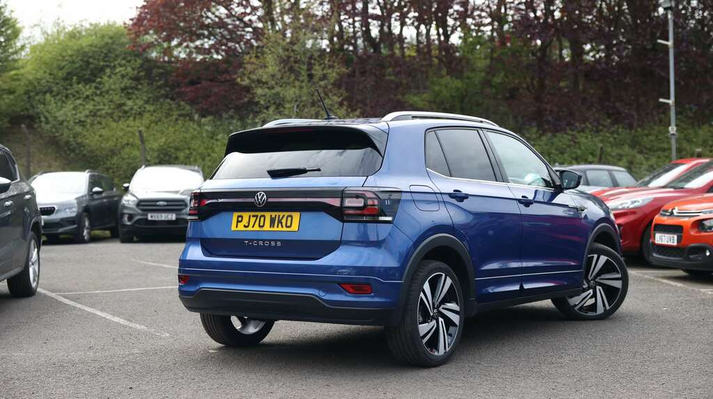 Volkswagen T-Cross 1.0 Tsi 110 R-line PJ70WKO Blue #3