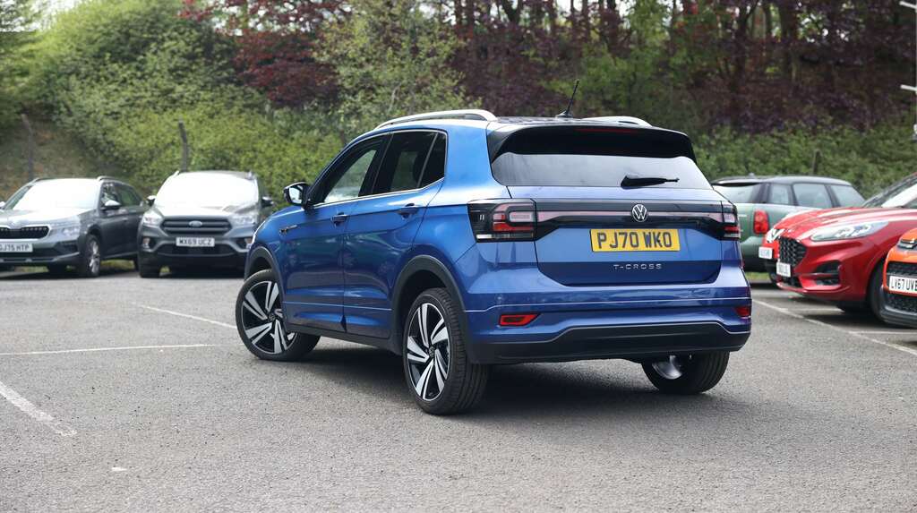 Volkswagen T-Cross 1.0 Tsi 110 R-line PJ70WKO Blue #4
