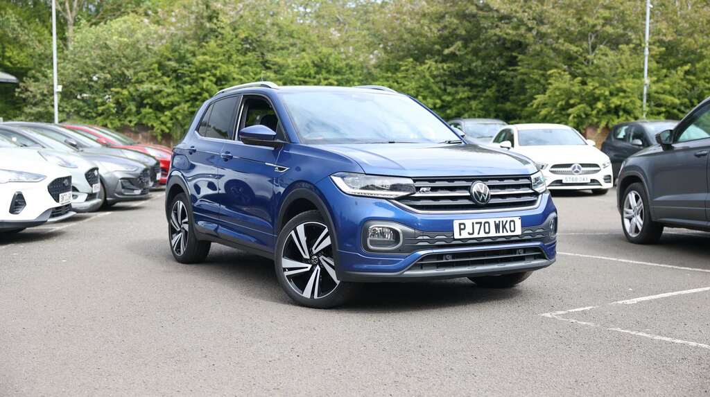 Volkswagen T-Cross 1.0 Tsi 110 R-line PJ70WKO Blue #2