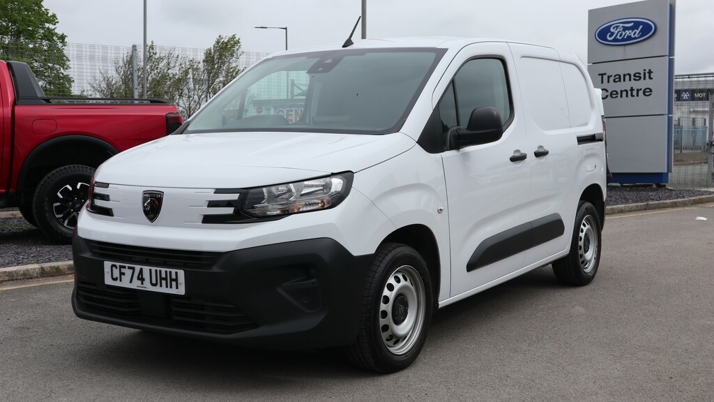Peugeot Partner 1.5 Bluehdi 100 Eu6 6 Speed Professional Van CF74UHH White #3