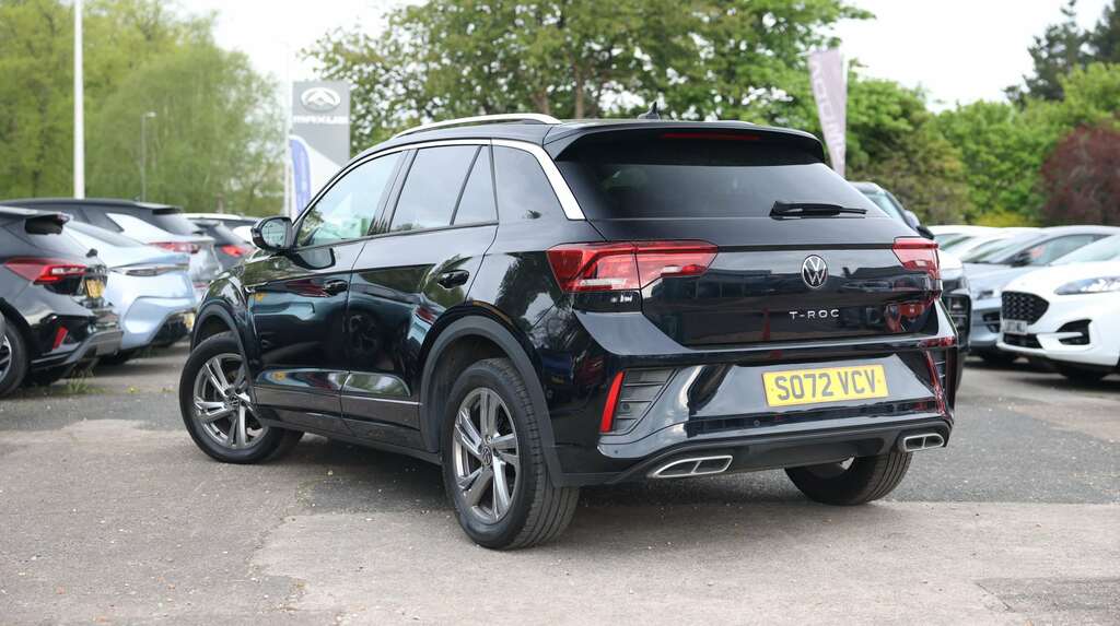 Volkswagen T-Roc 1.5 Tsi R-line SO72VCV Black #4