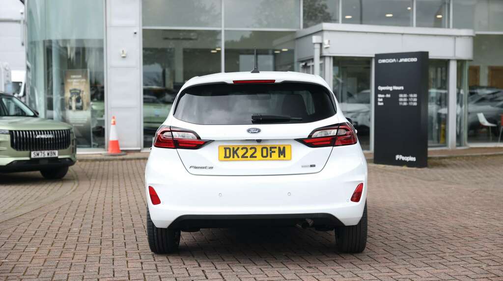 Ford Fiesta 1.0 Ecoboost Hbd Mhev 155 Titanium Vignale DK22OFM White #6