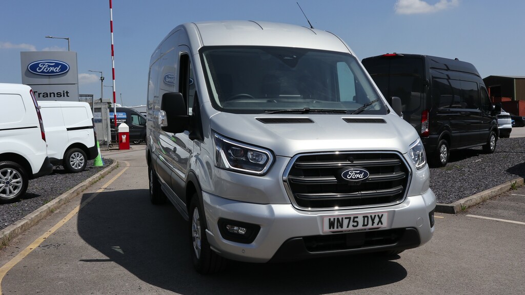 Ford Transit Custom 350 L3 Lwb H2 Limited Nav 165Ps Eu6 6 Speed Panel Silver
