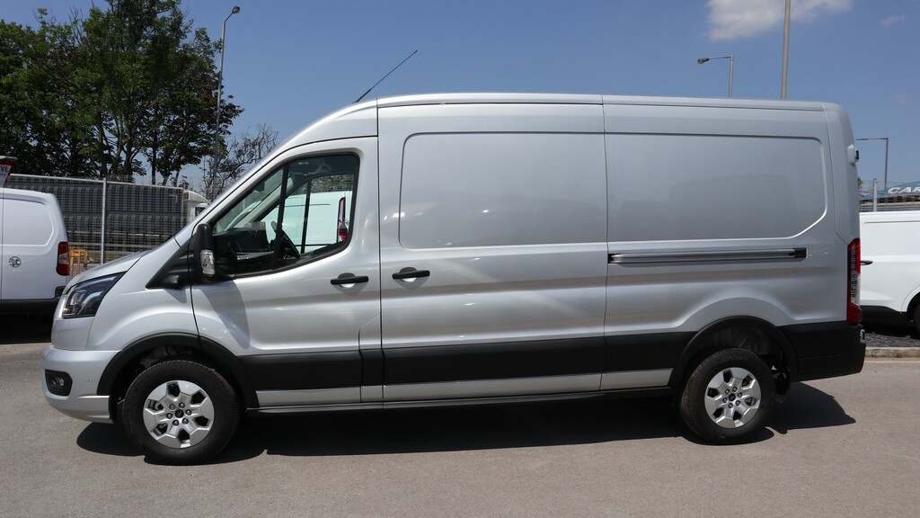 Ford Transit Custom 350 L3 Lwb H2 Limited Nav 165Ps Eu6 6 Speed Panel WN75DYX Silver #3