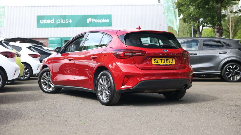 Ford Focus 1.0 Ecoboost Hybrid Mhev 155 Titanium SL73DVJ Red #4