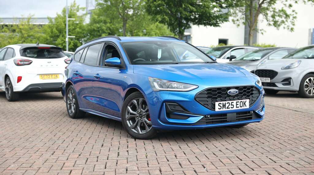 Ford Focus 1.0 Ecoboost Hybrid Mhev 155 St-line SM25EOK Blue #2