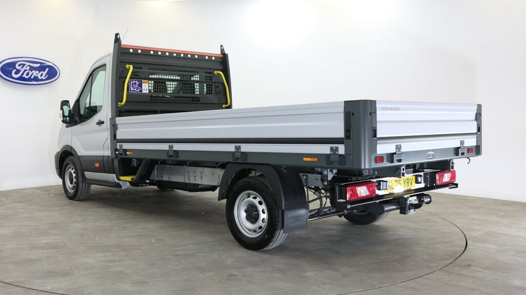 Ford Transit Custom 350 L3 Lwb H1 Leader Oss Premium Dropside 130Ps Eu ML75YRV Silver #6