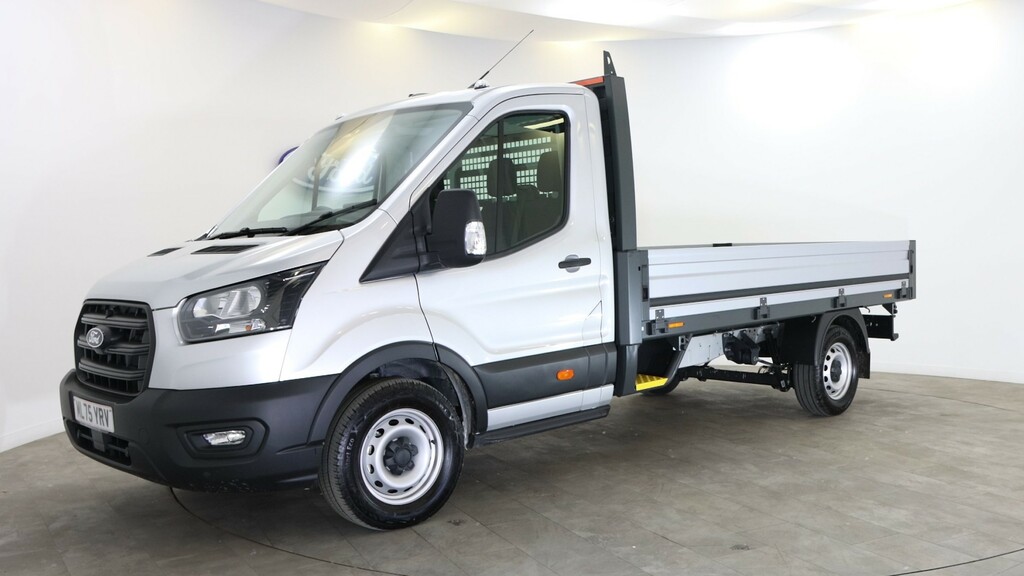 Ford Transit Custom 350 L3 Lwb H1 Leader Oss Premium Dropside 130Ps Eu Silver