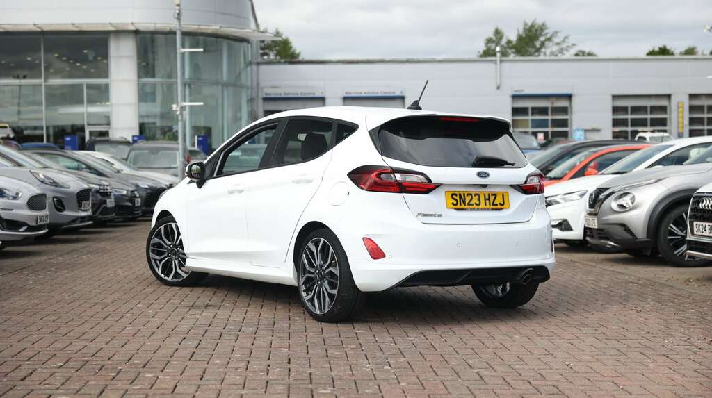 Ford Fiesta 1.0 Ecoboost St-line X SN23HZJ White #4