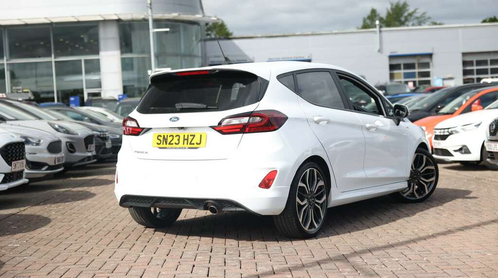 Ford Fiesta 1.0 Ecoboost St-line X SN23HZJ White #3