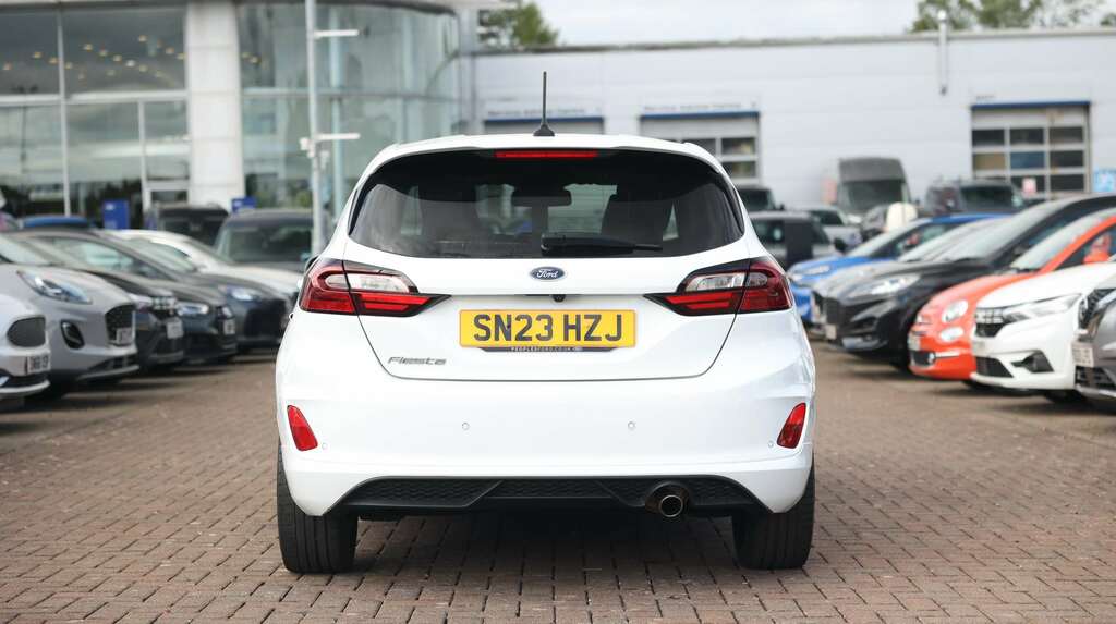 Ford Fiesta 1.0 Ecoboost St-line X SN23HZJ White #6