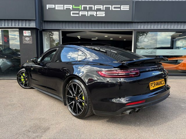 Porsche Panamera 4.0 V8 E-hybrid 14Kwh Turbo S Saloon Pl Black #2