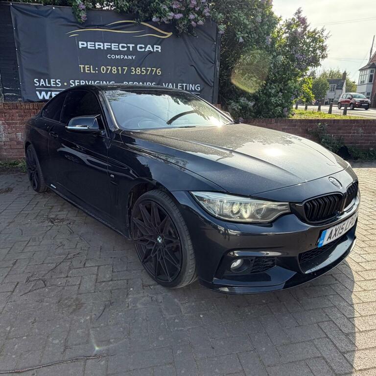 BMW 4 Series 3.0 435D M Sport Xdrive Euro 6 Ss 201 AX15LPO Black #2