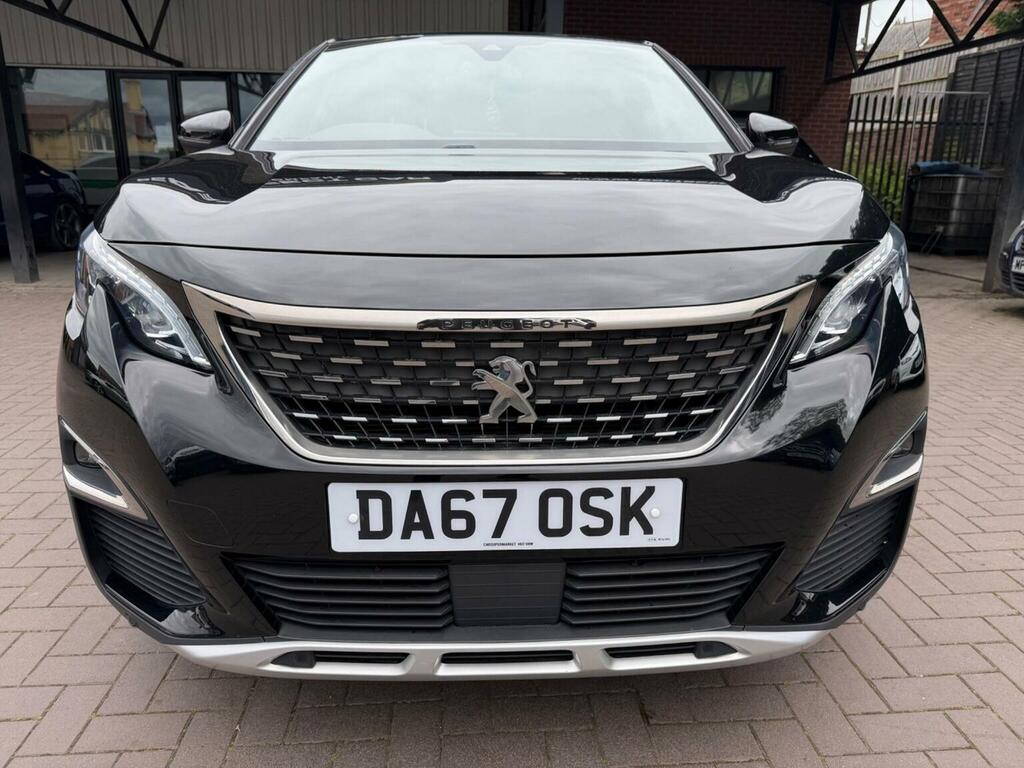 Peugeot 3008 1.2 Puretech Gt Line Euro 6 Ss 2018 DA67OSK Black #4