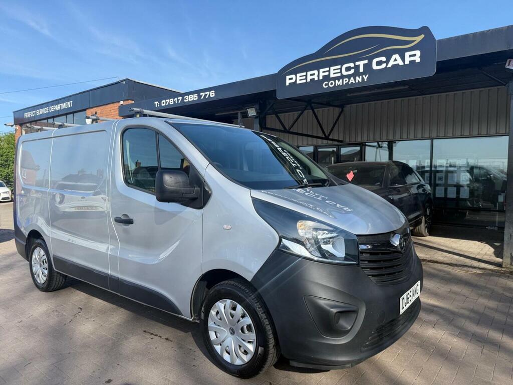 Vauxhall Vivaro 1.6 Cdti 2700 L1 H1 Euro 6 2016 DU65KNG Silver #6