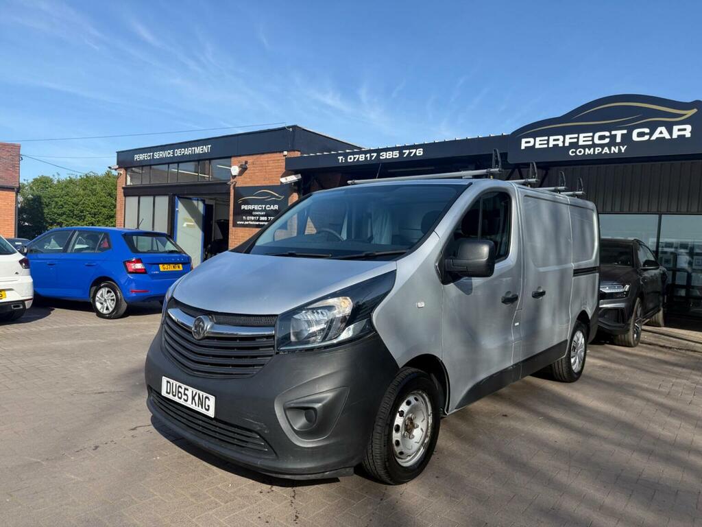 Vauxhall Vivaro 1.6 Cdti 2700 L1 H1 Euro 6 2016 DU65KNG Silver #4