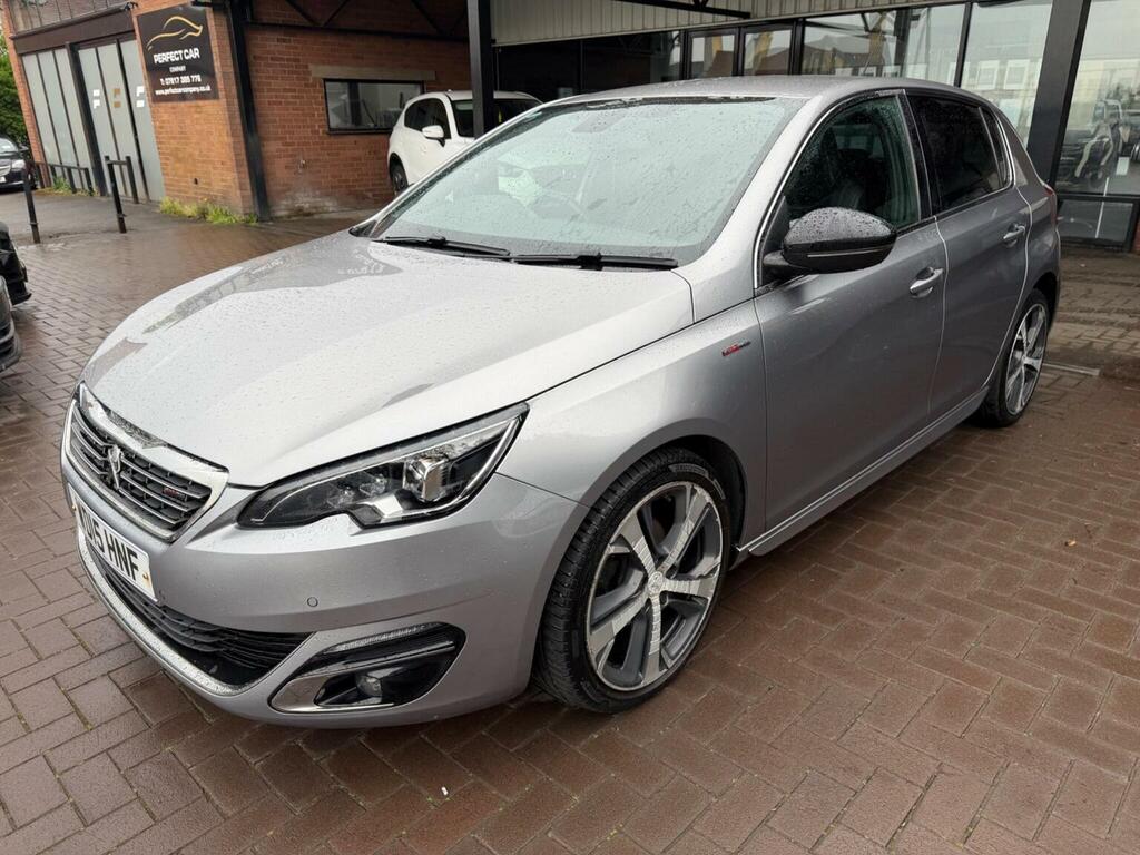 Peugeot 308 1.2 Puretech Gt Line Euro 6 Ss 2015 WD15HNF Grey #4