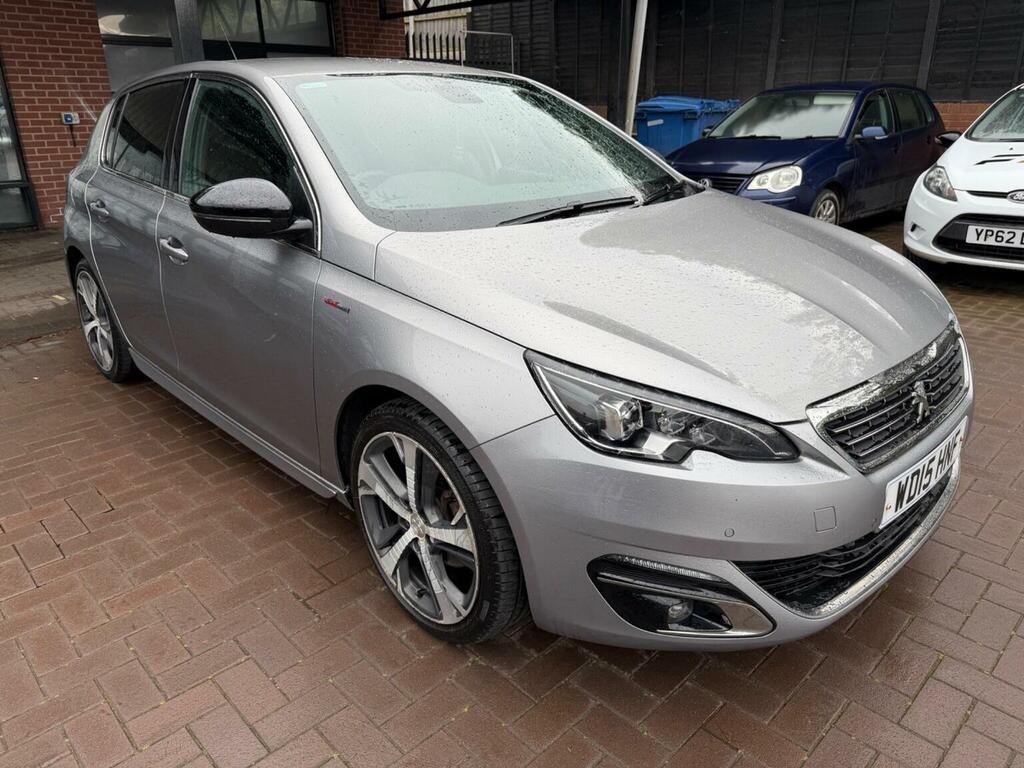 Peugeot 308 1.2 Puretech Gt Line Euro 6 Ss 2015 WD15HNF Grey #2