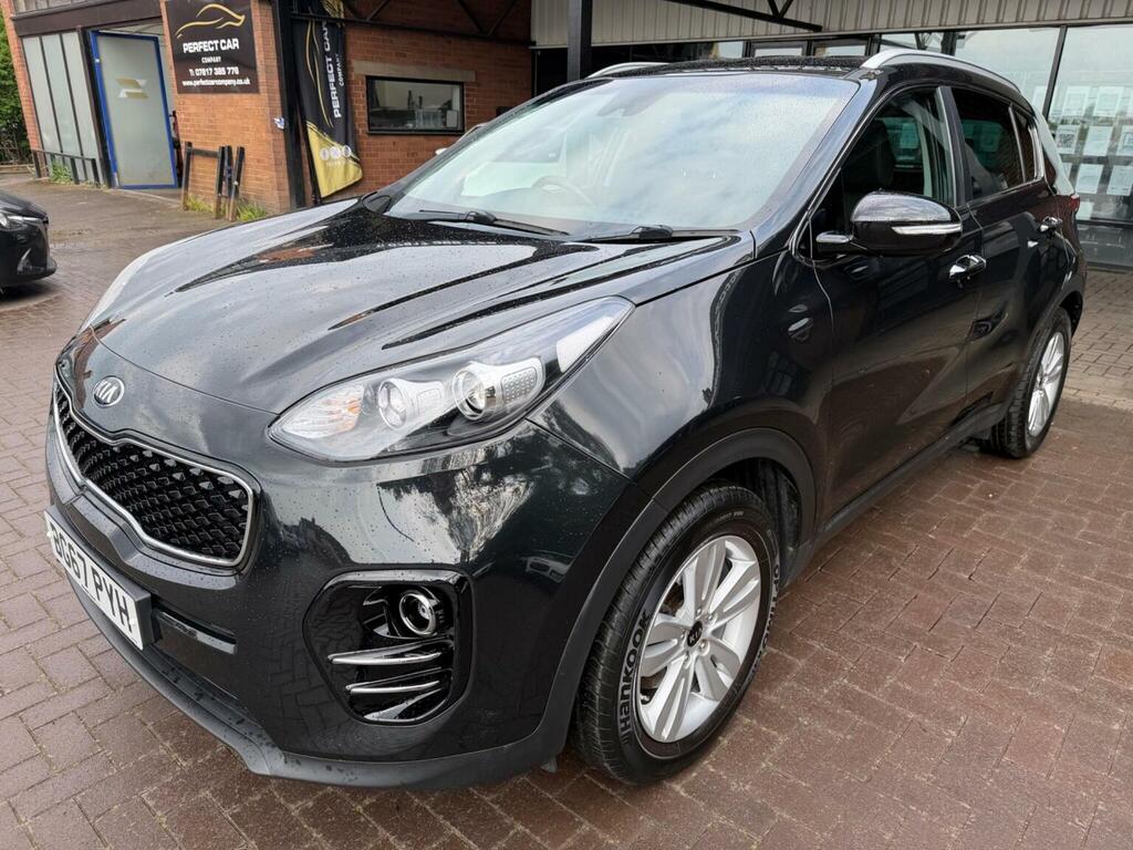 Kia Sportage 1.7 Crdi 2 Euro 6 Ss 2017 BG67PYH Black #3