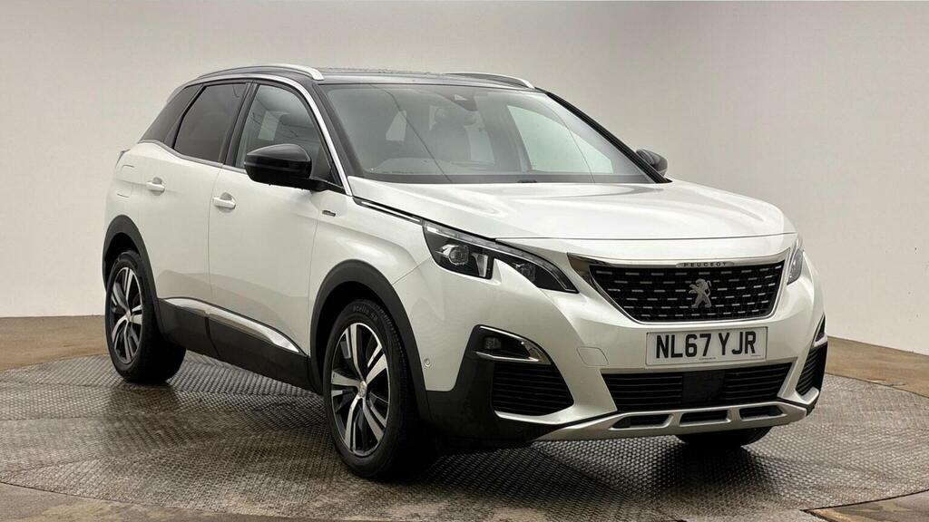 Peugeot 3008 1.2 Puretech Gt Line Euro 6 Ss 2017 NL67YJR White #2