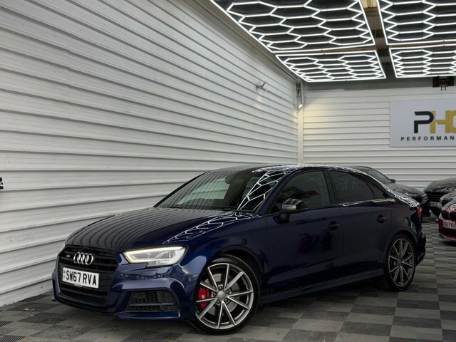 Audi S3 2017 2.0 Tfsi Black Edition Saloon S Tr SW67RVA Blue #4