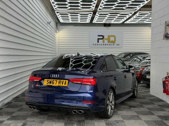 Audi S3 2017 2.0 Tfsi Black Edition Saloon S Tr SW67RVA Blue #2