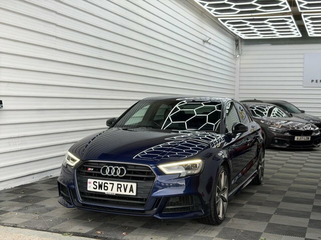 Audi S3 2017 2.0 Tfsi Black Edition Saloon S Tr SW67RVA Blue #6