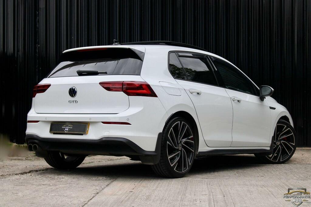 Volkswagen Golf Hatchback 2.0 Tdi Gtd Dsg Euro 6 Ss 20222 LB22BBU White #4