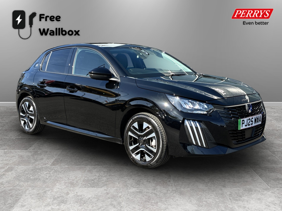 Peugeot e-208 100Kw Allure 50Kwh Black