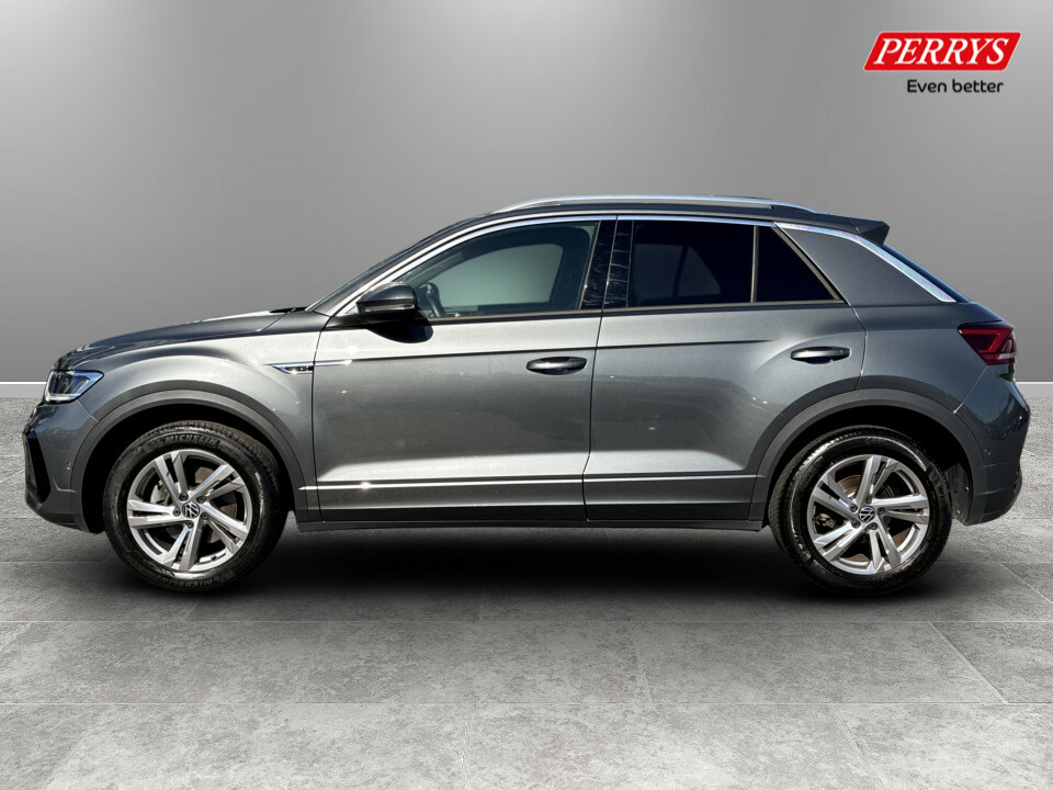 Volkswagen T-Roc 2.0 Tsi 4Motion R-line Dsg GJ23KBU Grey #4