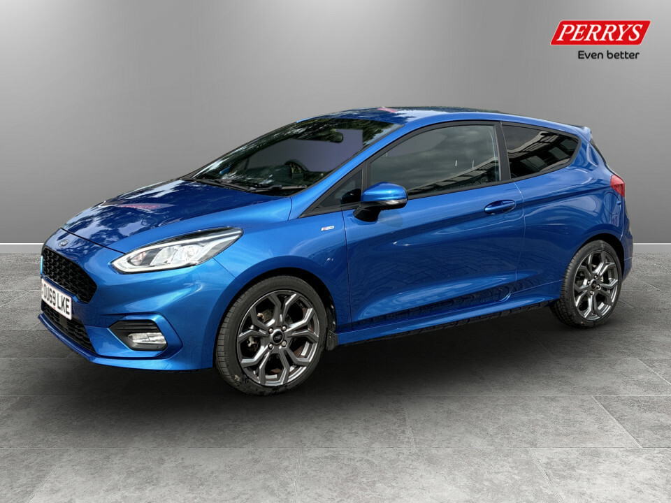 Ford Fiesta 1.0 Ecoboost 140 St-line OU69LKE Blue #3