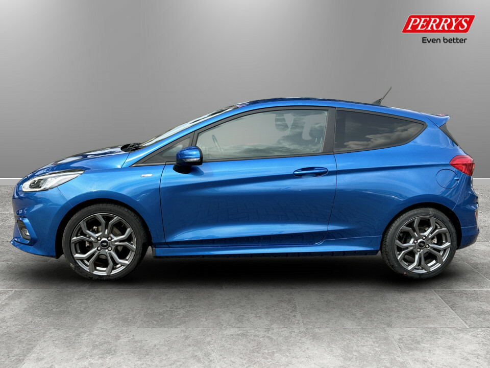 Ford Fiesta 1.0 Ecoboost 140 St-line OU69LKE Blue #4