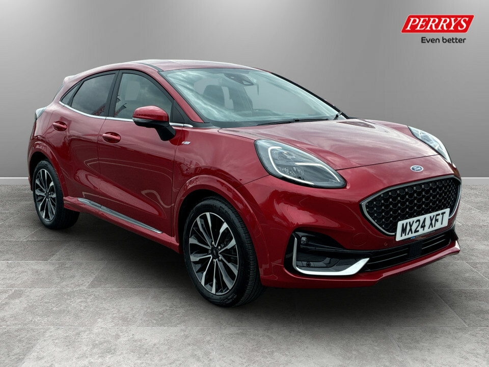 Ford Puma 1.0 Ecoboost Hybrid Mhev St-line Vignale Red