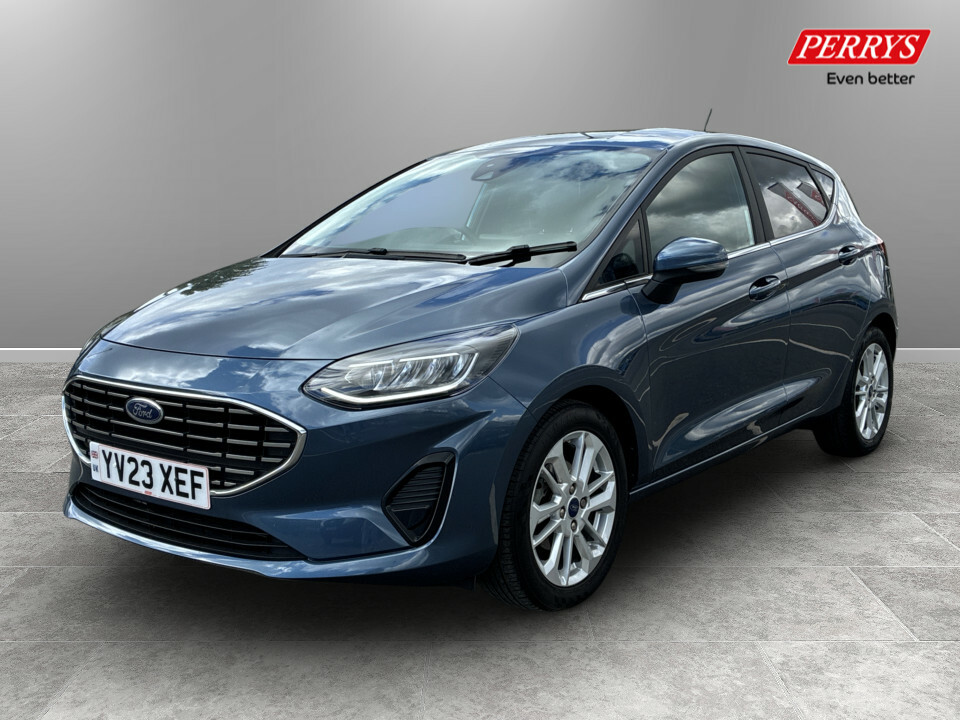 Ford Fiesta 1.0 Ecoboost Hybrid Mhev 125 Titanium YV23XEF Blue #3
