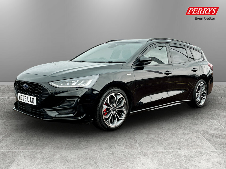 Ford Focus 1.0 Ecoboost Hybrid Mhev 155 St-line X WD73UAO Black #3