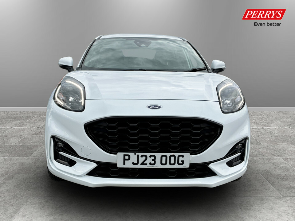 Ford Puma 1.0 Ecoboost Hybrid Mhev St-line X PJ23OOG White #2