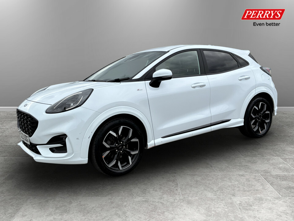 Ford Puma 1.0 Ecoboost Hybrid Mhev St-line X PJ23OOG White #3