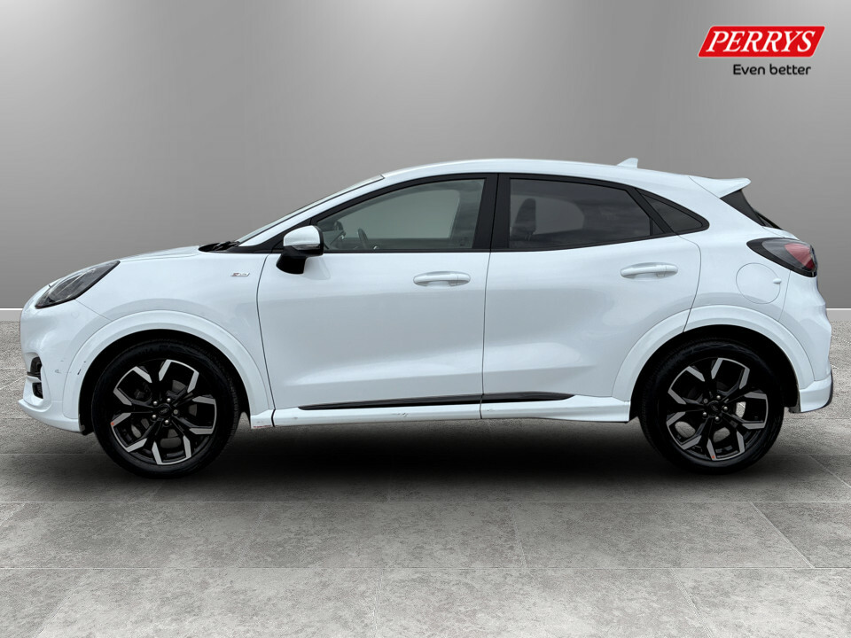 Ford Puma 1.0 Ecoboost Hybrid Mhev St-line X PJ23OOG White #4