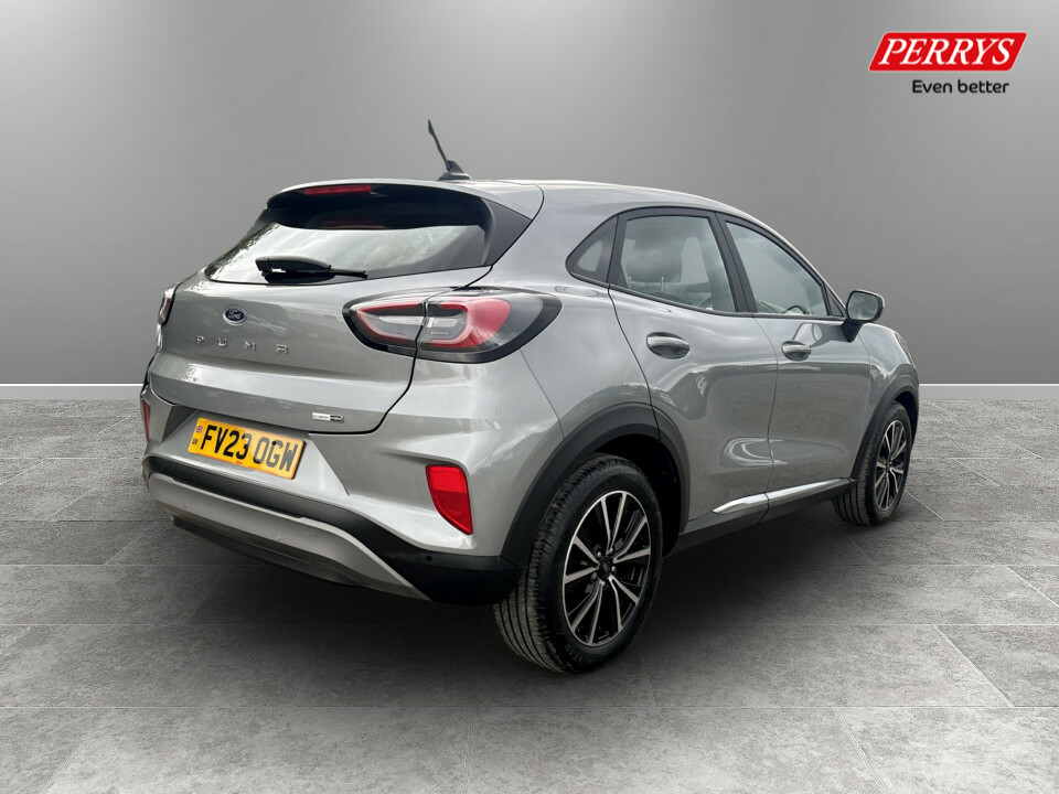 Ford Puma 1.0 Ecoboost Hybrid Mhev Titanium FV23OGW Silver #4