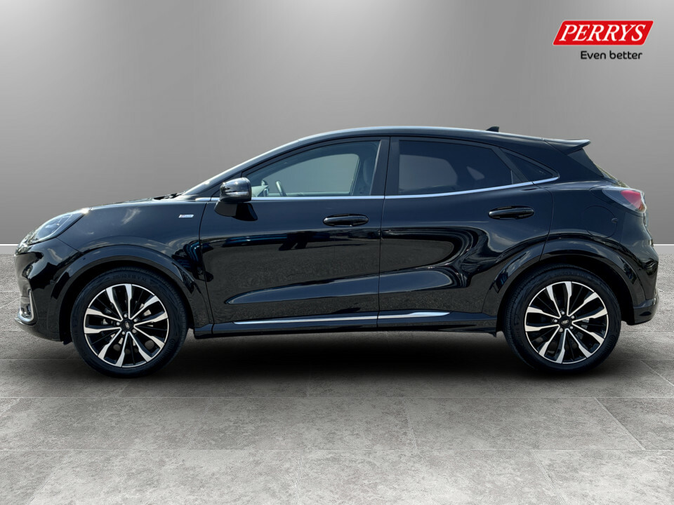 Ford Puma 1.0 Ecoboost Hybrid Mhev St-line Vignale YM73CRV Black #4