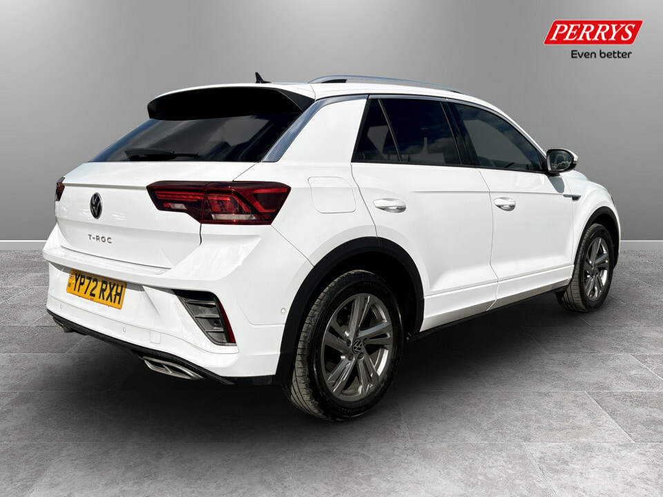 Volkswagen T-Roc 1.5 Tsi R-line YP72RXH White #4