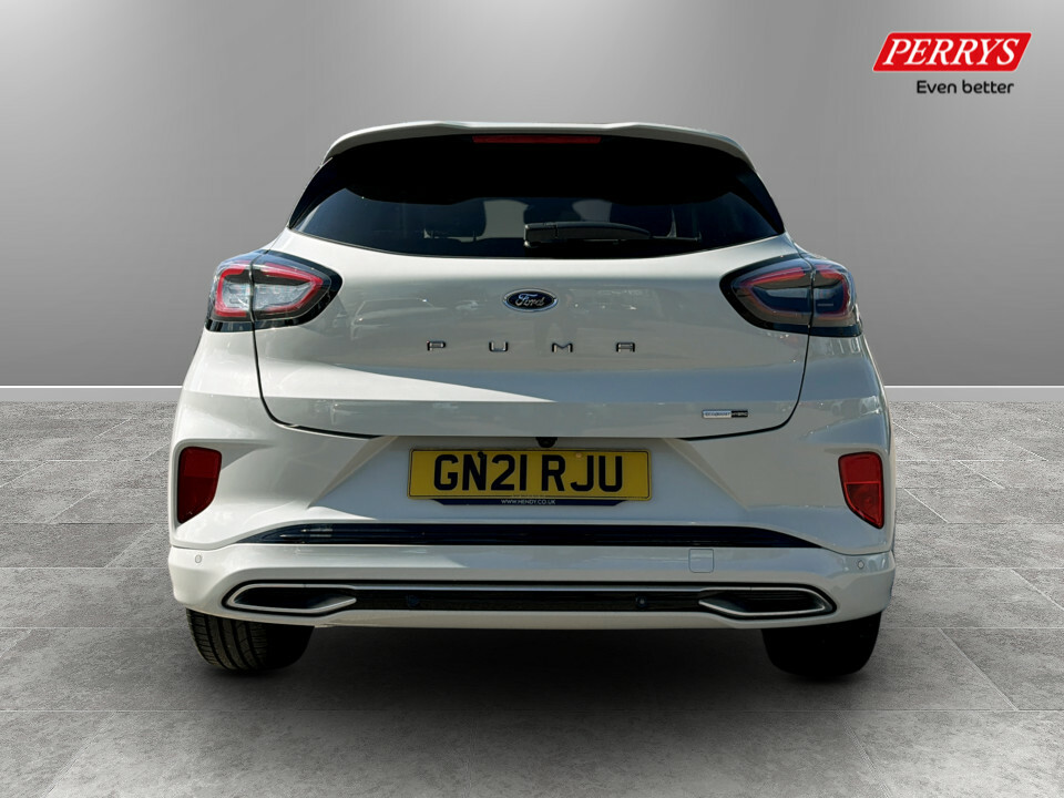 Ford Puma 1.0 Ecoboost Hybrid Mhev 155 St-line Vignale GN21RJU White #6