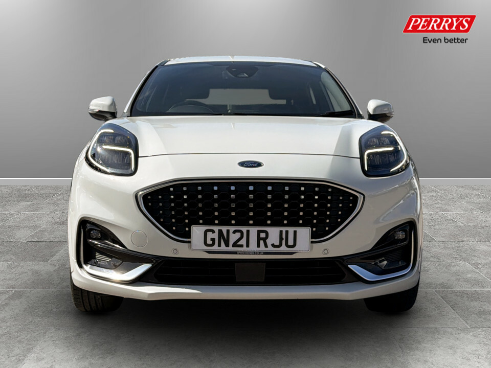 Ford Puma 1.0 Ecoboost Hybrid Mhev 155 St-line Vignale GN21RJU White #2