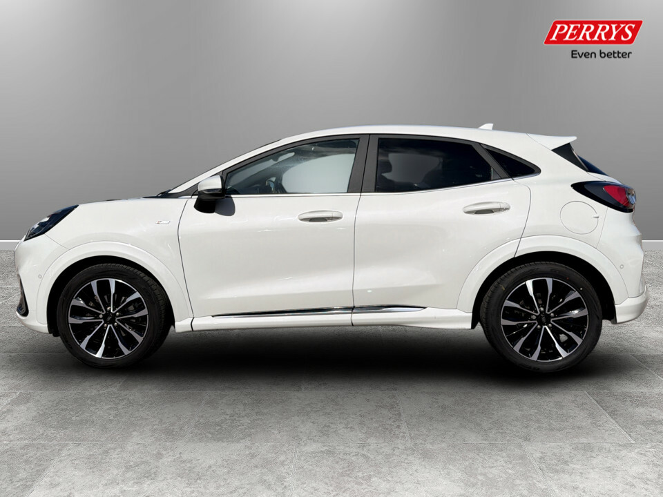 Ford Puma 1.0 Ecoboost Hybrid Mhev 155 St-line Vignale GN21RJU White #4