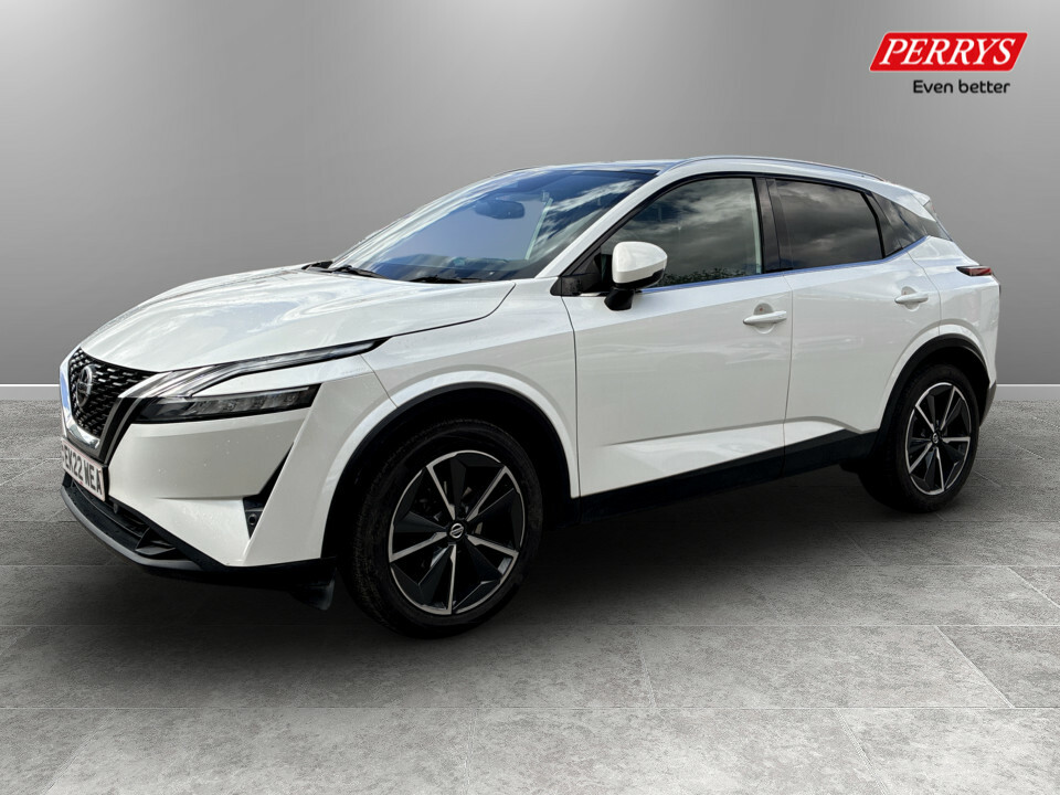 Nissan Qashqai 1.3 Dig-t Mh 158 Tekna Xtronic EK22WEA White #3