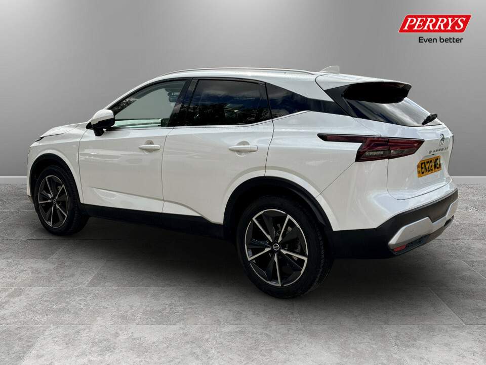 Nissan Qashqai 1.3 Dig-t Mh 158 Tekna Xtronic EK22WEA White #5