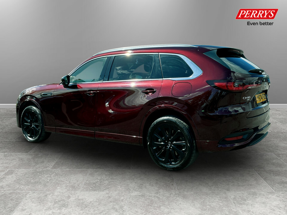 Mazda CX-80 2.5 Phev Homura Plus Awd Convdappan YS74FOD Red #5