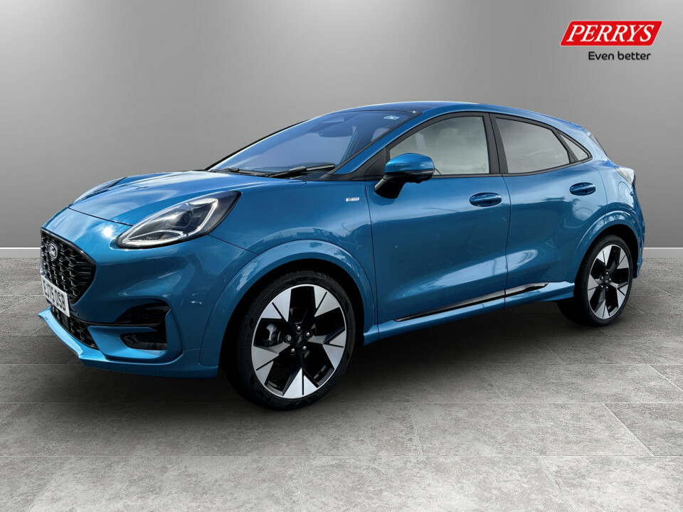 Ford Puma 1.0 Ecoboost Hybrid Mhev St-line X EJ75OSB Blue #3