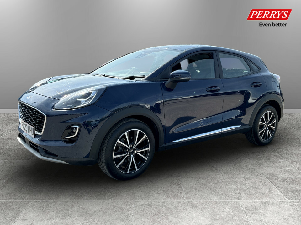 Ford Puma 1.0 Ecoboost Hybrid Mhev Titanium Dct FX23HHU Blue #3